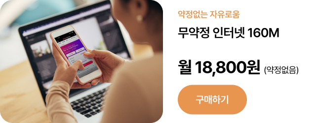 무약정 인터넷 160M