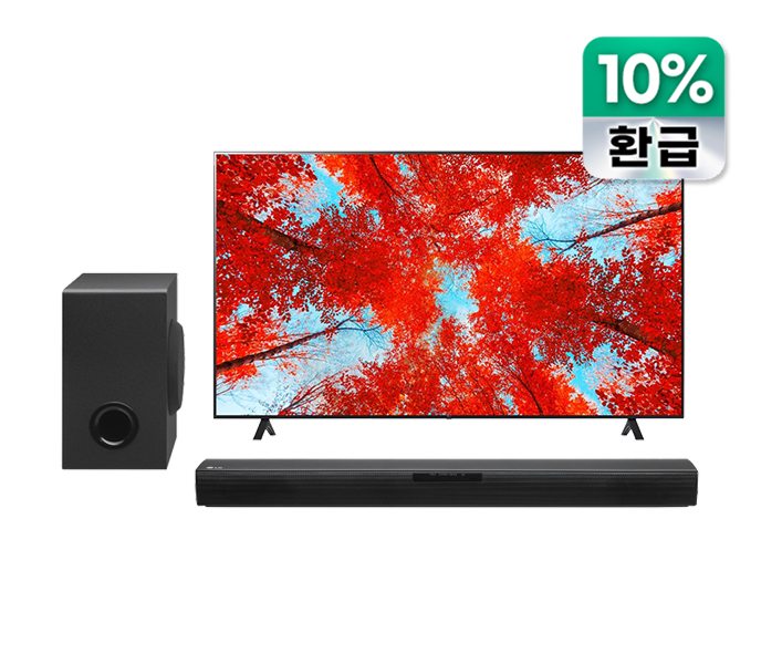 [사운드바 증정] 75인치/울트라 HD/스마트TV(빠른배송)