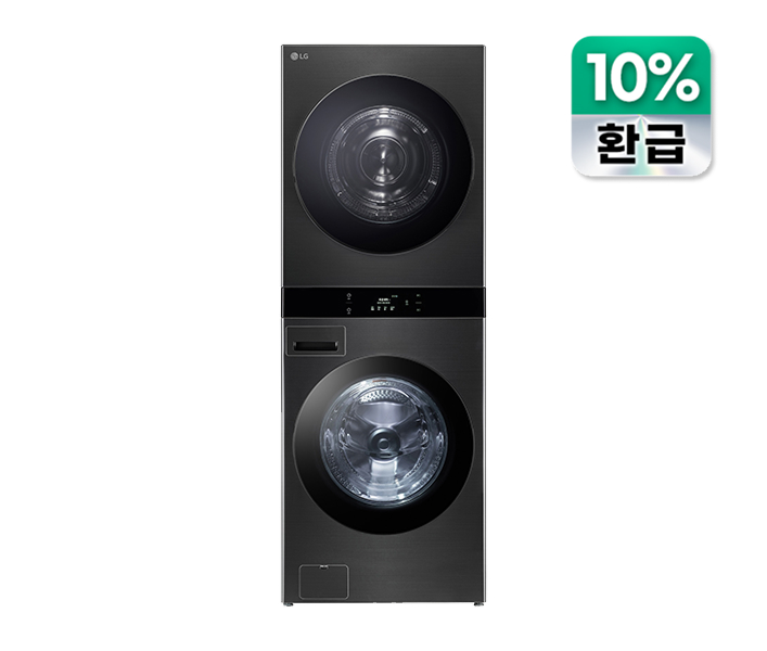 트롬 오브제컬렉션 워시타워 세탁기 25kg+건조기 22kg