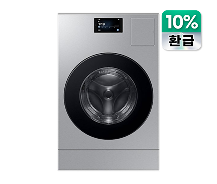 BESPOKE AI 콤보 세탁기25Kg+건조기18Kg 실버스틸