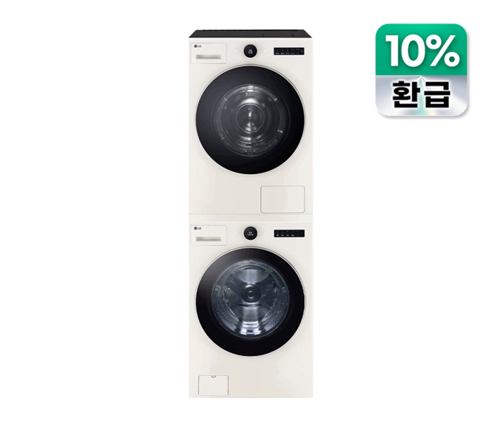 트롬 오브제컬렉션 세탁기 25kg + 건조기 22kg