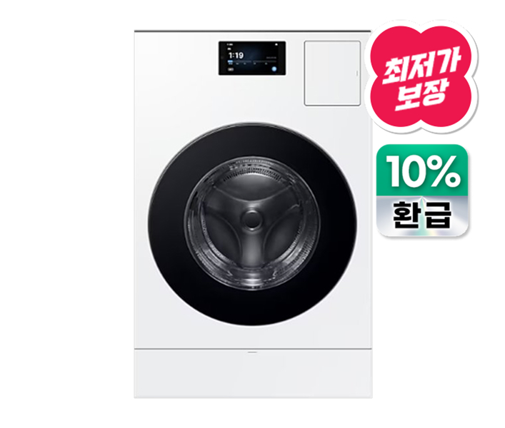 BESPOKE AI 콤보 세탁기25Kg+건조기18Kg 화이트