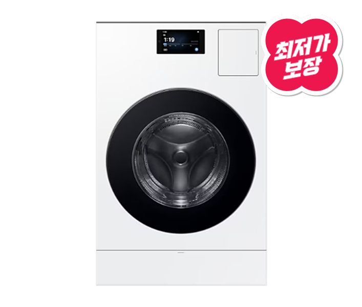 BESPOKE AI 콤보 세탁기25Kg+건조기18Kg 화이트